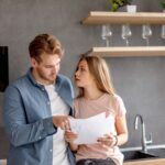 woman and man is analyzing their documents and inheritance